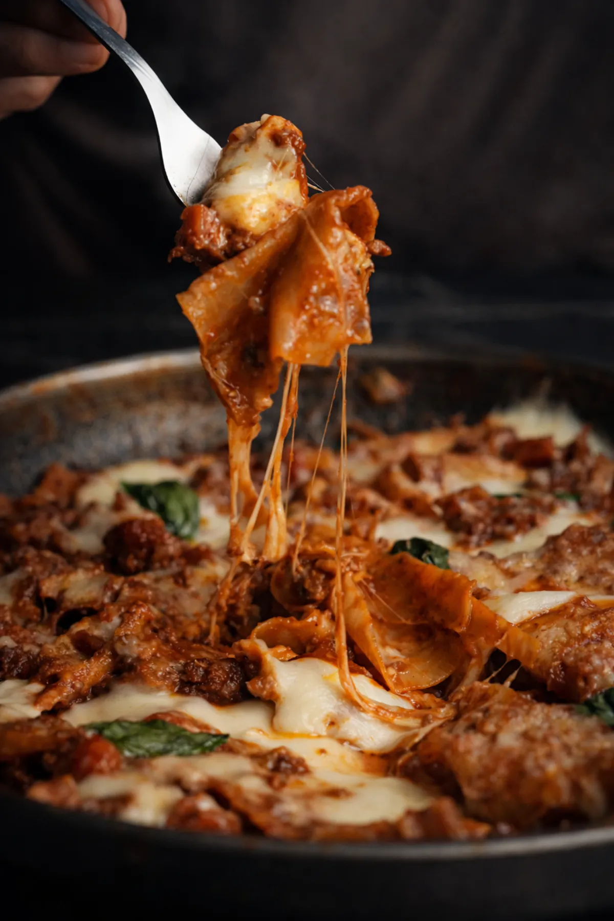 Lasagna One Pan — 37g proteine, 420 kcal, 25 min